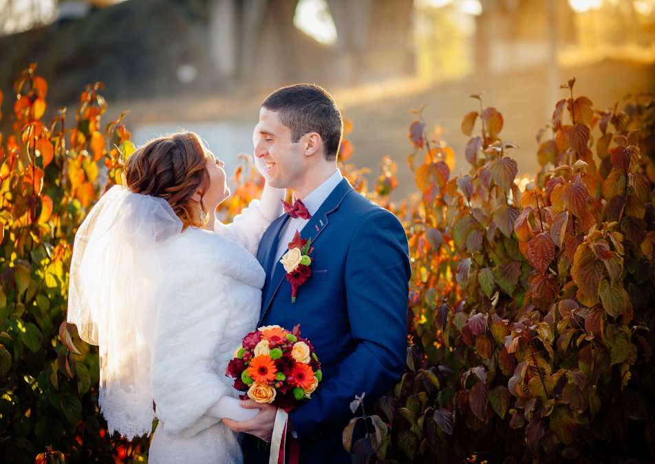 casamento no outono