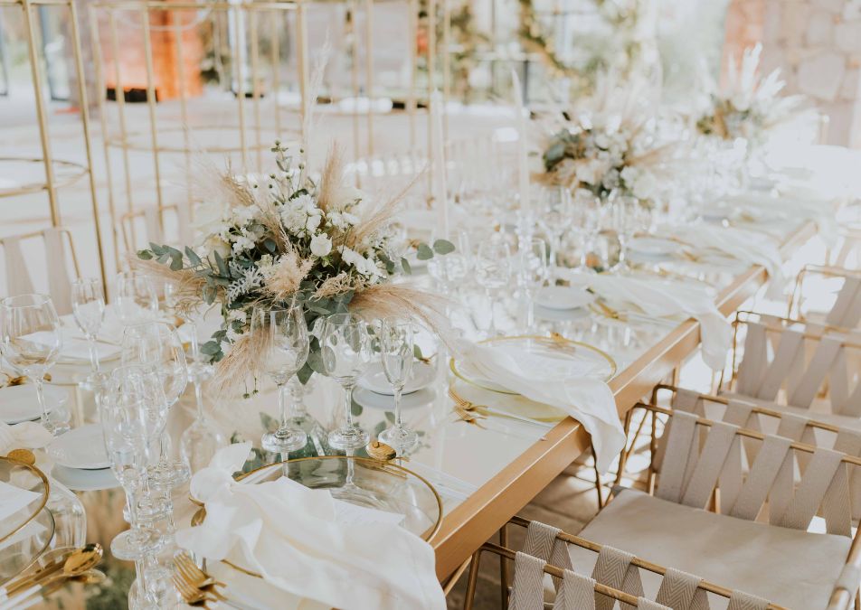 decoração de cerimônia e recepção