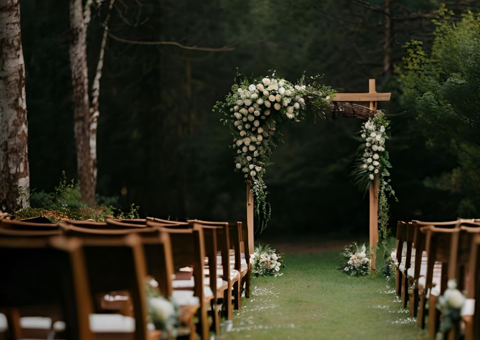 decoração de cerimônia e recepção