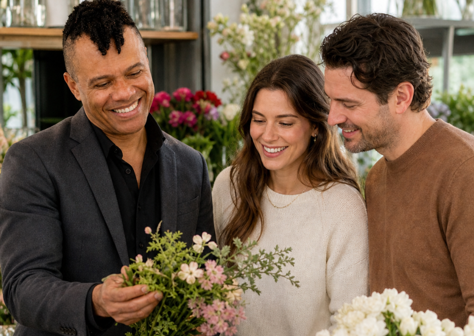 Florista especializado em casamento