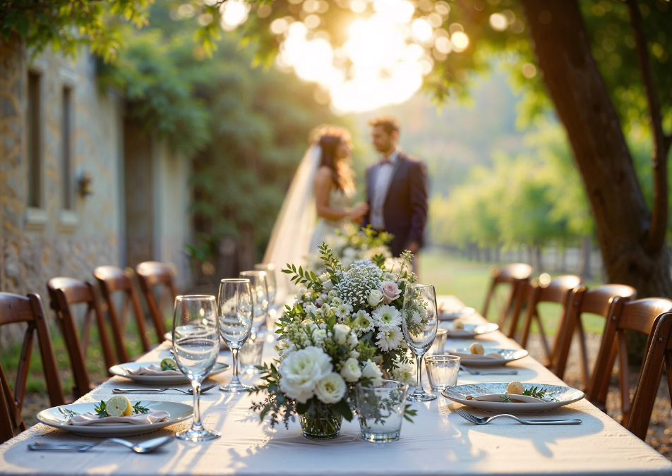 Decoração floral para casamento
